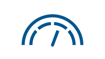 Sebuah obeng nirkabel biru Bosch Professional di atas meja.